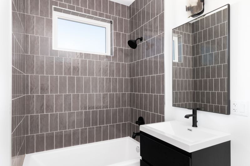 Patterned Tile Wall